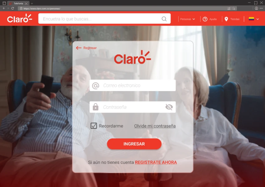 Claro website login